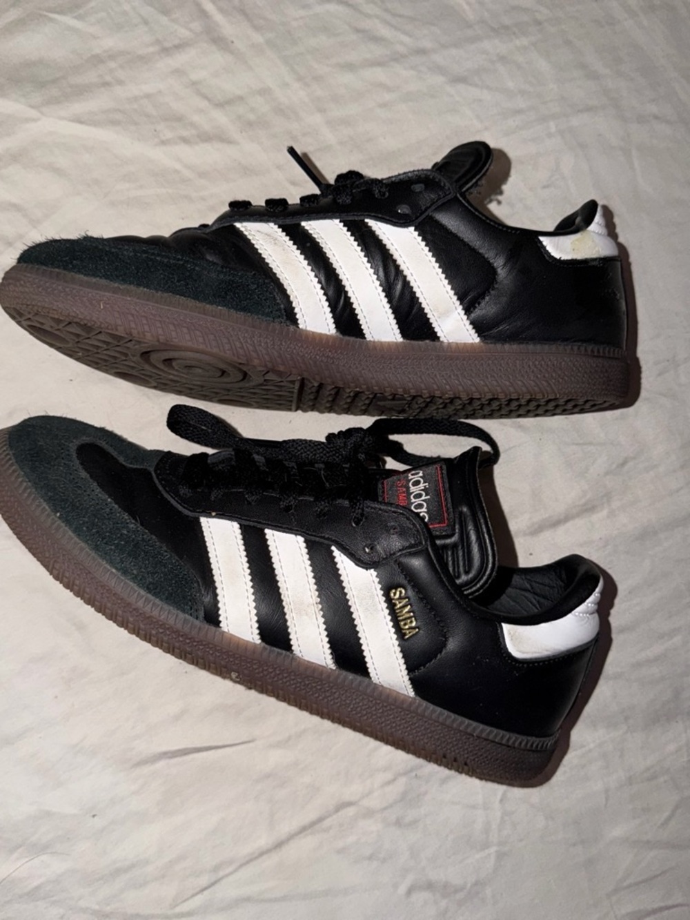 adidas Samba Womena Black and White Low-Top Sneakers